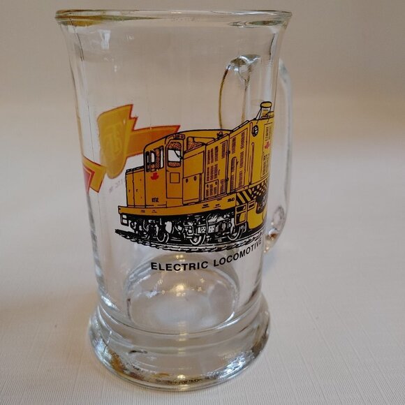 VINTAGE TTC Toronto Transit Commission Electric Locomotive Glass Stein C… - Picture 3 of 6